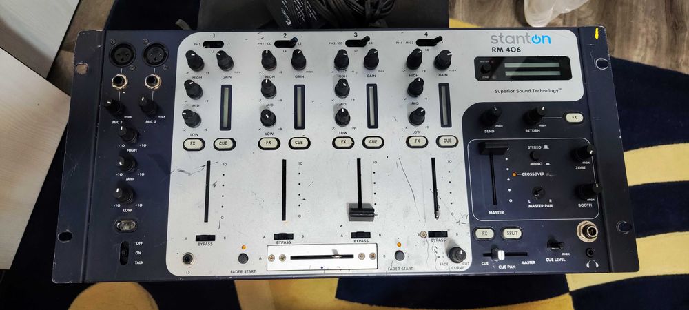 Mixer Audio DJ Stanton RM-406 Preamplificator Pentru Statie