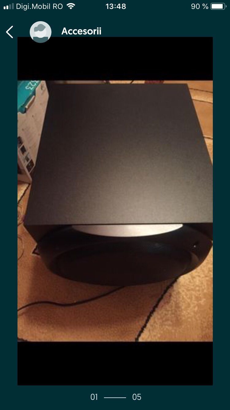 Subwoofer logitech z5500 se vinde cu proba !