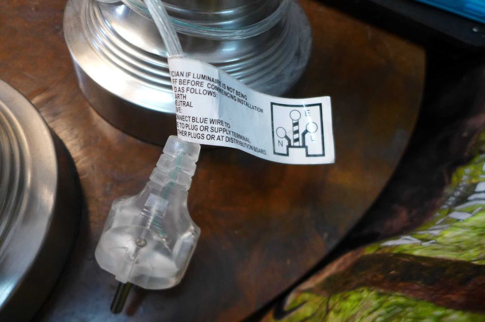 Lampa metal Iluminat interior Veioza 60cm inaltime pt. bec max 100w