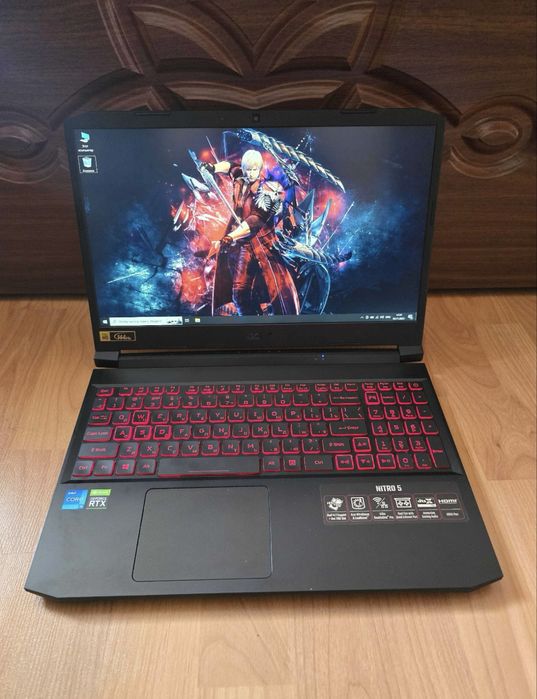 Игровой ноутбук Acer Nitro 5/RTX3050/i5-11400H/144hz/озу16гб