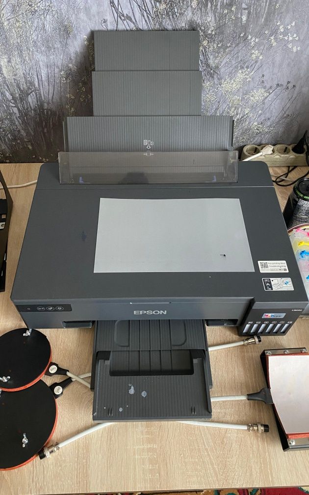 Принт DTF Epson L18050 + Термопресс обе новые