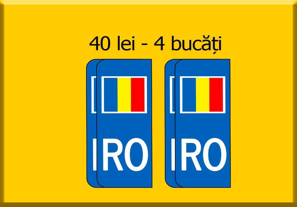 Sticker Stema Romaniei / Steagul Romaniei