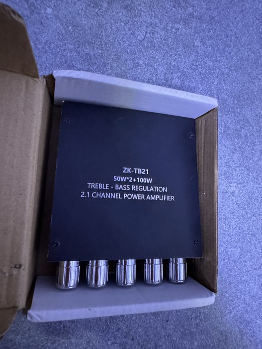 Amplificator bluetooth zk-tb21(cel bun) 2x50+100 bluetooth