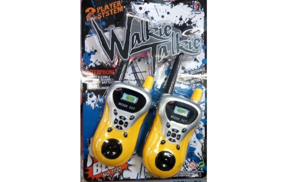 Set 2 statii de jucarie emisie/receptie radio “Walkie Talkie”, 100m, +