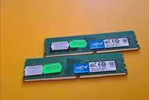 Kit 16GB DDR4 Desktop,2x8GB,Crucial,2400Mhz,CL17,Doble Sided