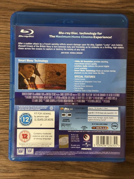 Film Master and Commander blu-ray fara subtitrare RO