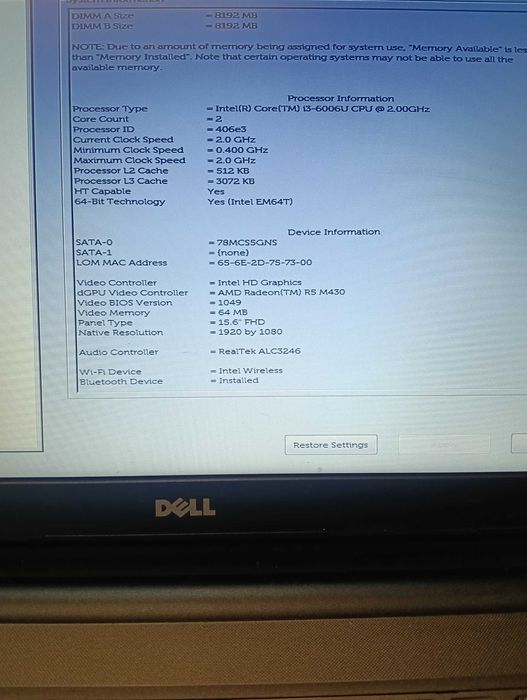 Лаптоп Dell Inspiron 15 с две видео карти (козметични забележки)