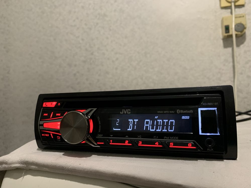 Авто Cd JVC Bluetooth