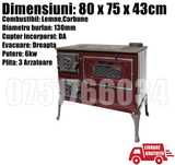Soba Lemne Plita Cuptor Gatit Incalzit 6.4 kW LIVRARE GRATUITA HD