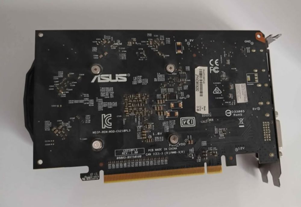 Placa video Asus Phoenix nVidia GTX 1050 TI 4GB