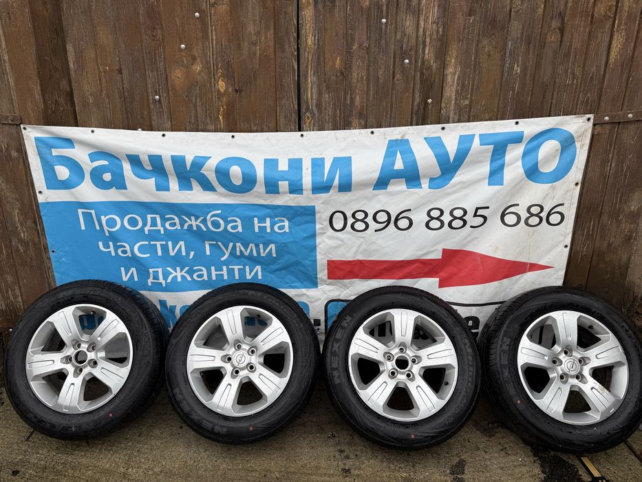 17 5х115 джанти с нови летни гуми