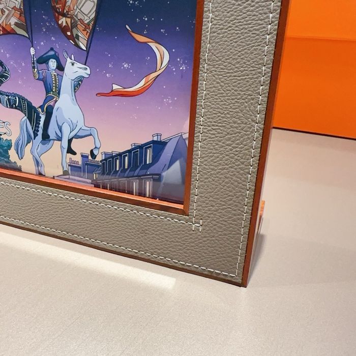 Hermes ръчни дървени рамки с кожа 9 цвята