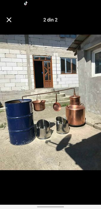Vand repar cazane de țuica ma deplasez la domiciliu fac orce demensiun