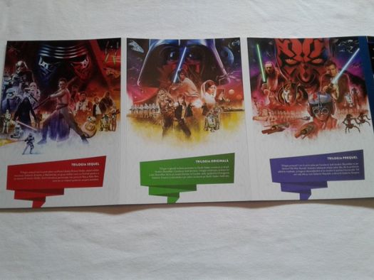 Album/ catalog/ glasor Star Wars pentru cartonase Kaufland, nou