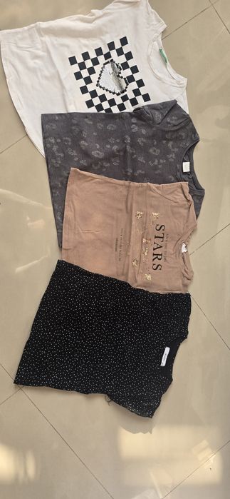 Пуловери, блузки с дълъг ръкав, рокли zara, next, Benetton