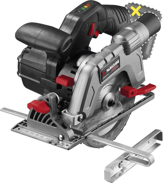 5г.ГАРАНЦИЯ Акумулаторен ръчен циркуляр PARKSIDE  PHKSAP 12 A1
