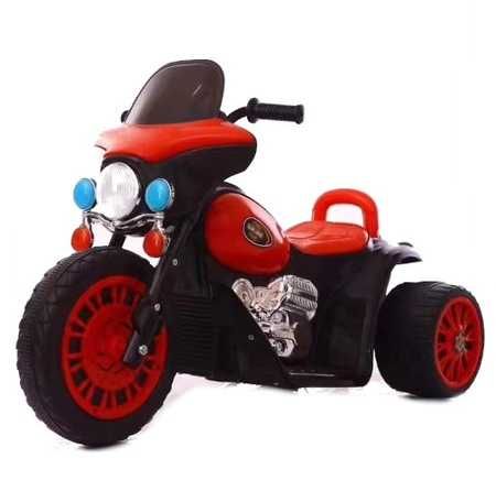 Motocicleta electrica 6V cu 3 roti Police Rosie