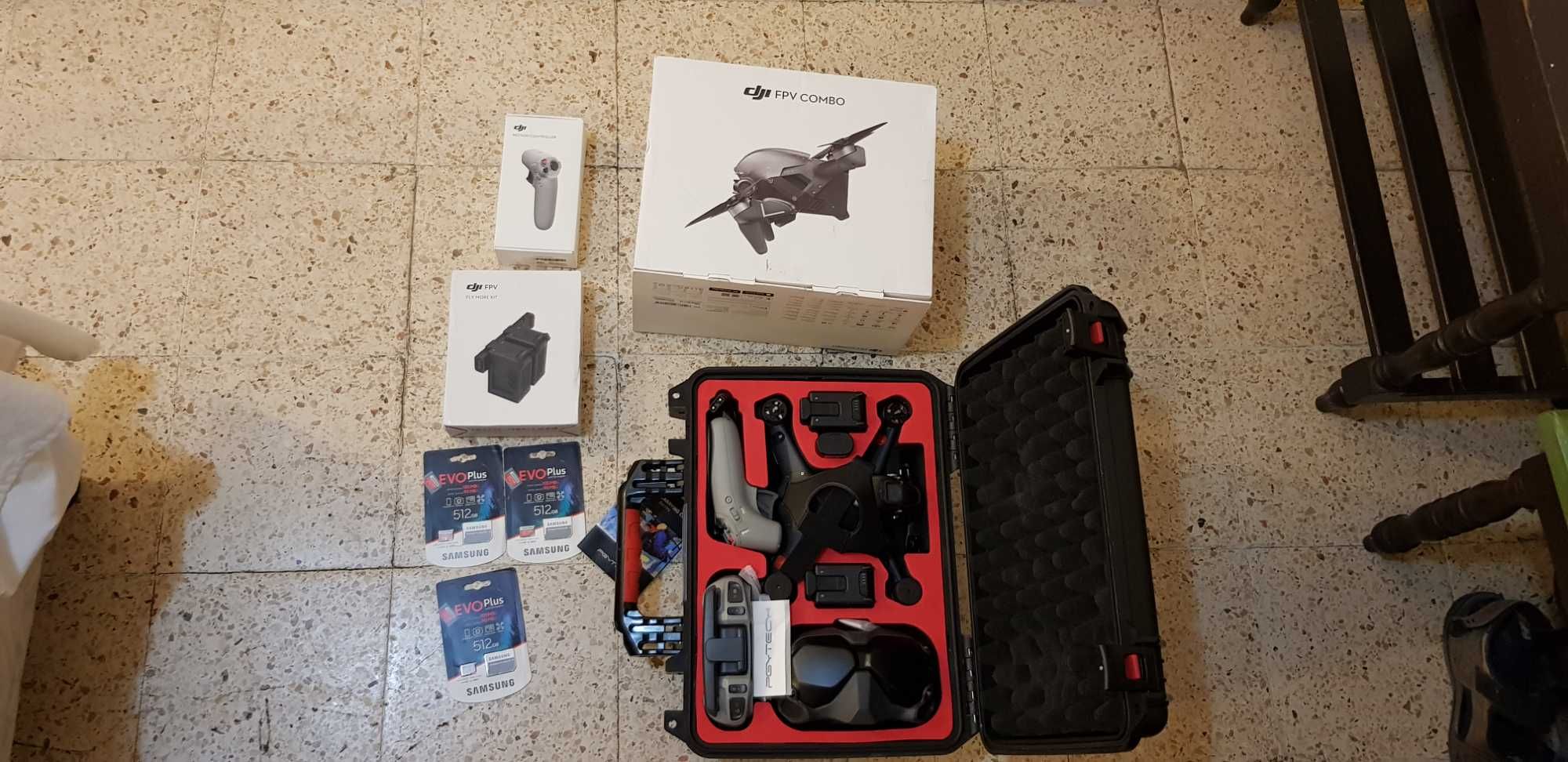 Квадрокоптер FPV новый