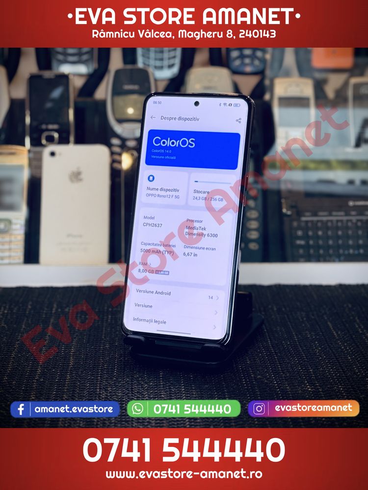 OPPO Reno12 F 5G Amber Orange 256GB 8GB RAM Dual SIM