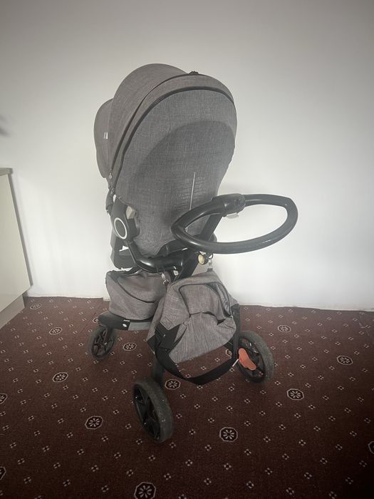 Stokke V5 black edition 3 in 1 plus accesorii