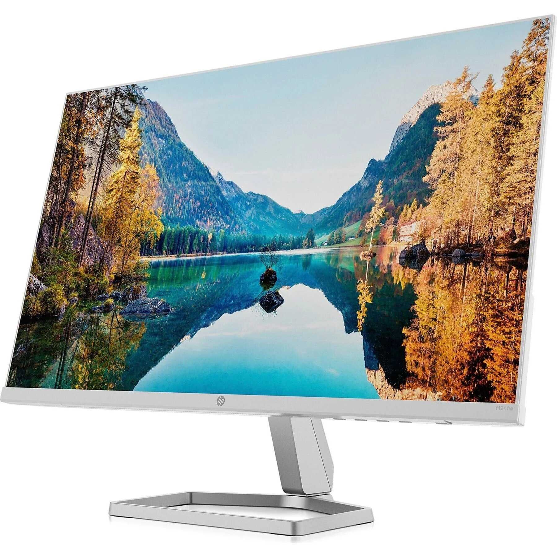 HP M24fw Monitor, 23.8 Zoll, Full-HD, 75Hz, 5ms, IPS, 300cd, Silber