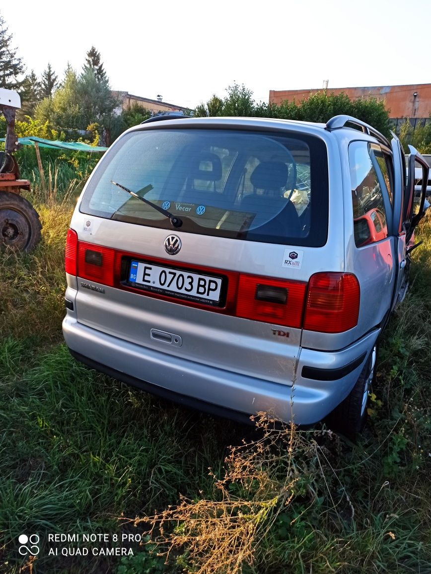 VW sharan 2003 на части