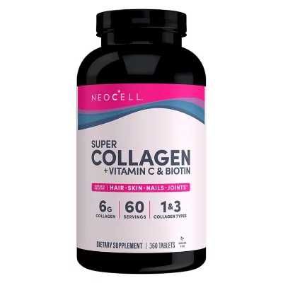 Коллаген NeoCell 360таб. Super Collagen+ C+ биотин+ протеин США