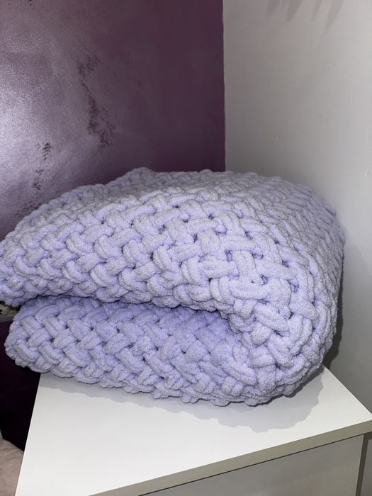 Ръчно плетено одеало