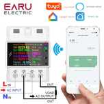 Contor monofazat SMART WiFi 100A / AC85-265V compatibil Tuya