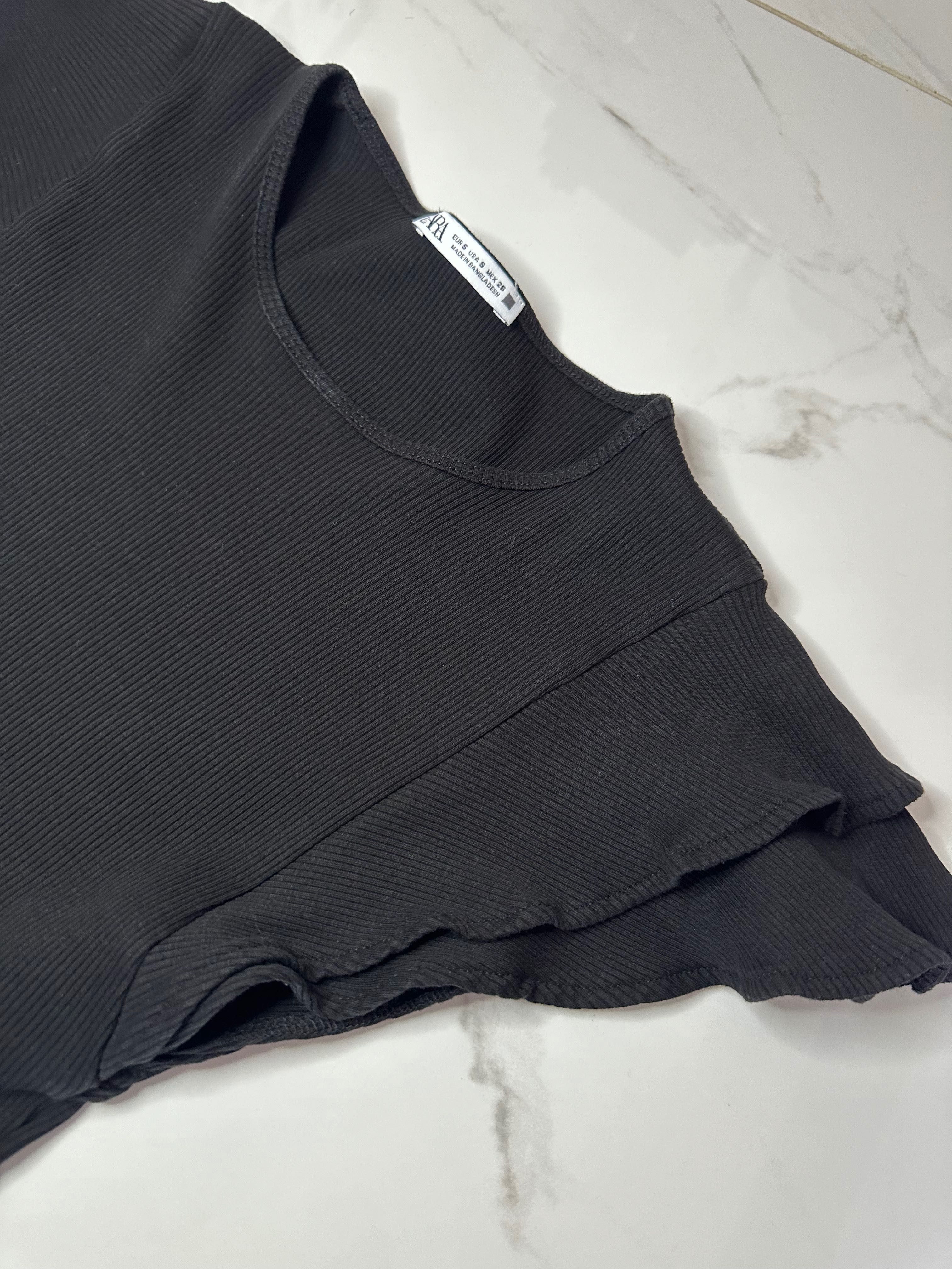Черна блуза ZARA