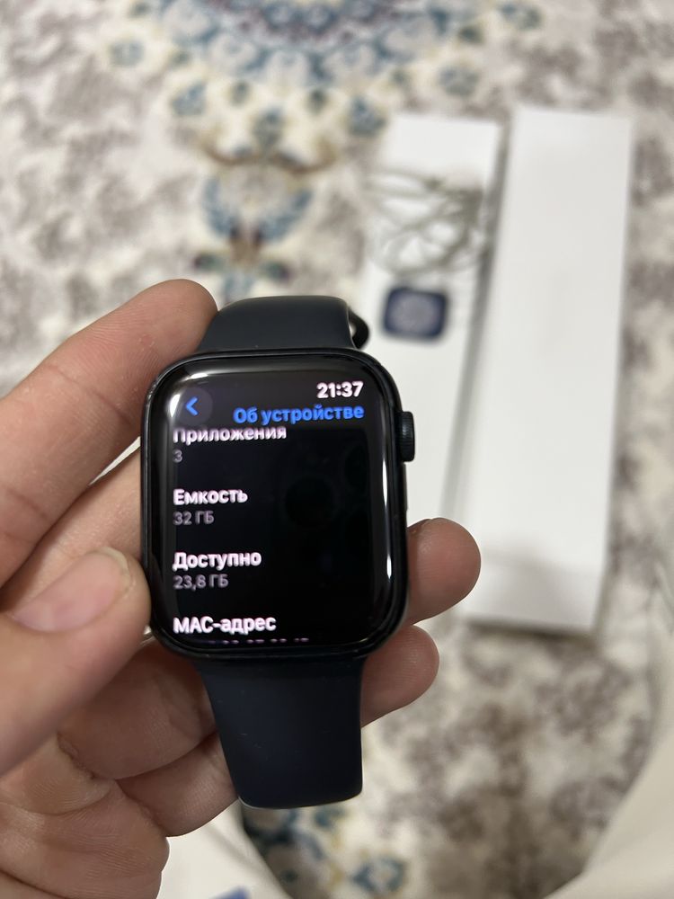 Apple watch 8:45mm ideal karobka dakemetli