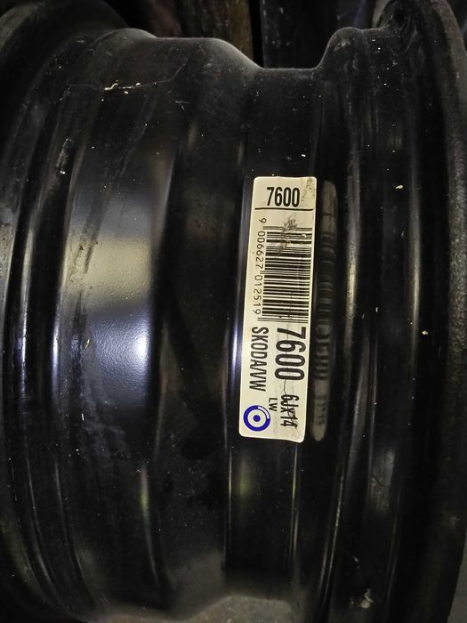 Стоманени джанти 6j x 14 Skoda/VW (4 бр.)