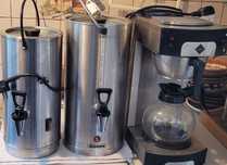 Vand dozator inox,cafea,ceai vin fiert si filtru  Rioba cu plita dubla