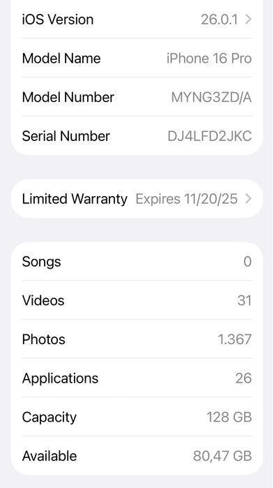 IPHONE 16 PRO 128G Natural Titanium