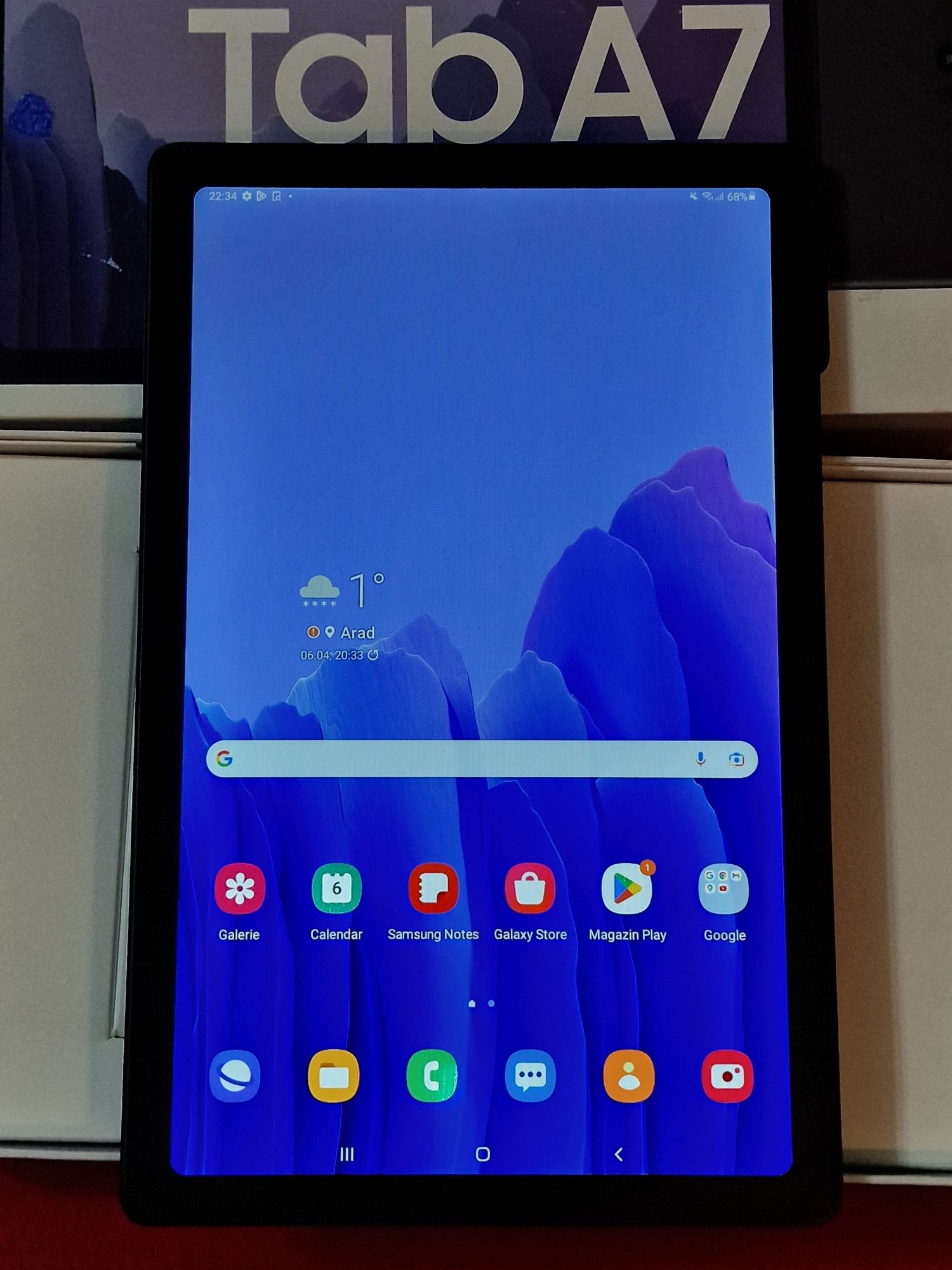 Samsung Galaxy Tab A7 Negru, 32GB, Sim 4G, 10 inch, CA NOU, Garanție.