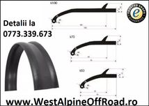 Overfendere auto off road universale cauciuc flexibile latime de 70 mm