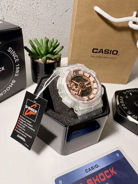 Casio G-Shock GA-110CR-7A Crystal Clear Rose Gold