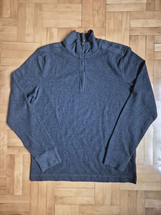 Bluză Banana Republic Premium, half-zip cu guler înalt - Bărbații - L