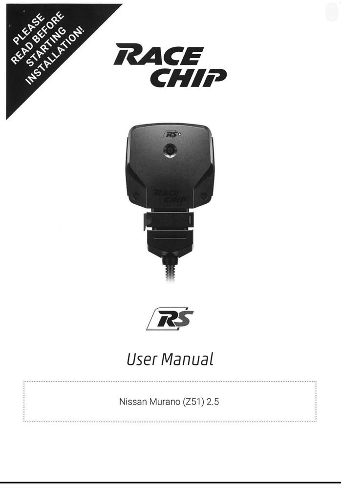 Chiptuning Racechip RS pentru Nissan Murano II 2.5 dci (Z51)