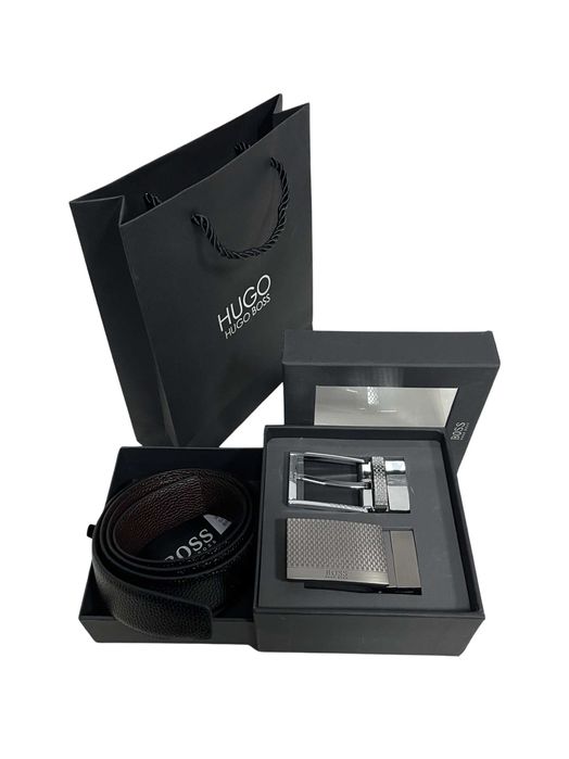 Мъжки подаръчен компект колан Hugo Boss 040 !