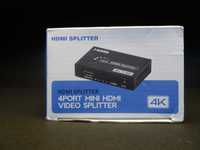 Splitter HDMI 4K 1x4 1 în 4 ieșirI hard