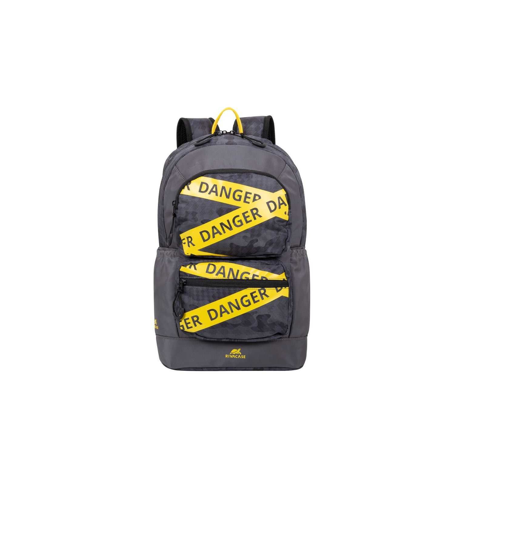 ^Рюкзак RIVACASE 5421 grey camo Urban backpack 14L / 12