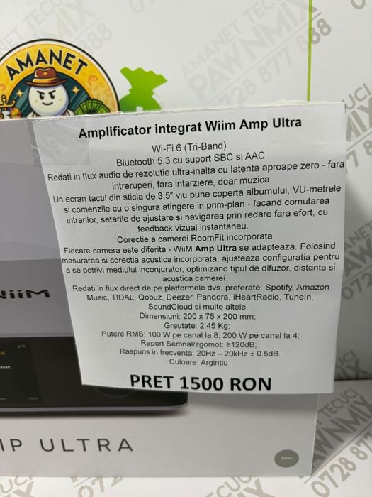 Amplificator WIIM AMP ULTRA