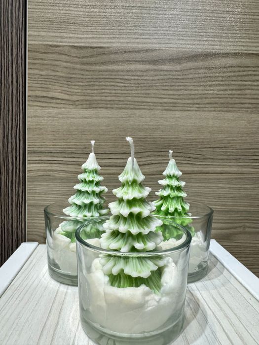 Ръчно изработени соеви свещички