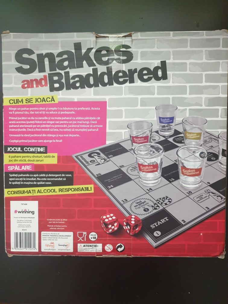 Joc pentru bețivi- Snakes & Bladdered