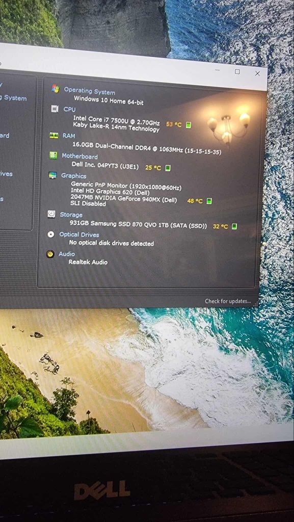 Dell inspiron 17- 7779  2in 1