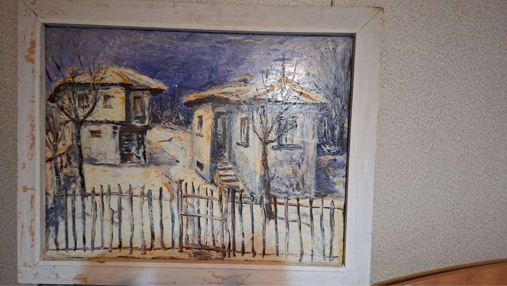 8 броя стари картини на Ходожник Ц. Дошков