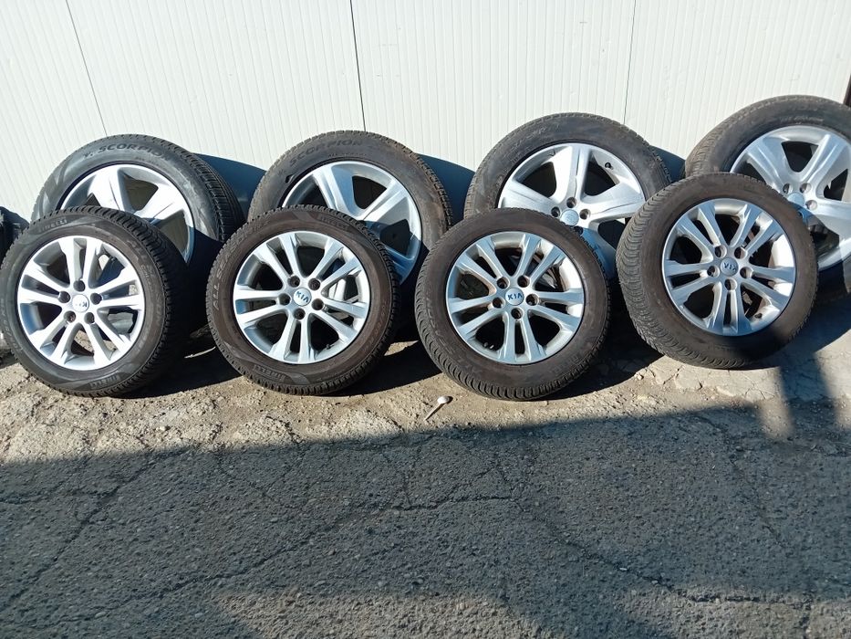 Jante aliaj Kia Cee'd an 2015 cu cauciucuri de iarnă 205 55 R16