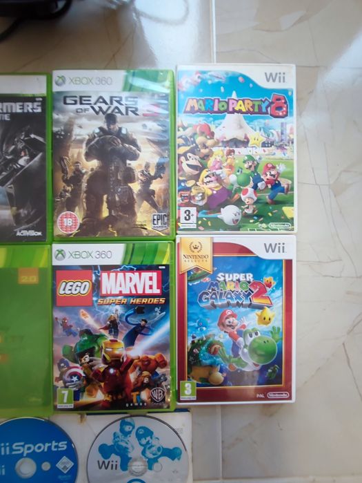 Jocuri Nintendo Wii, Xbox 360 și Kinect