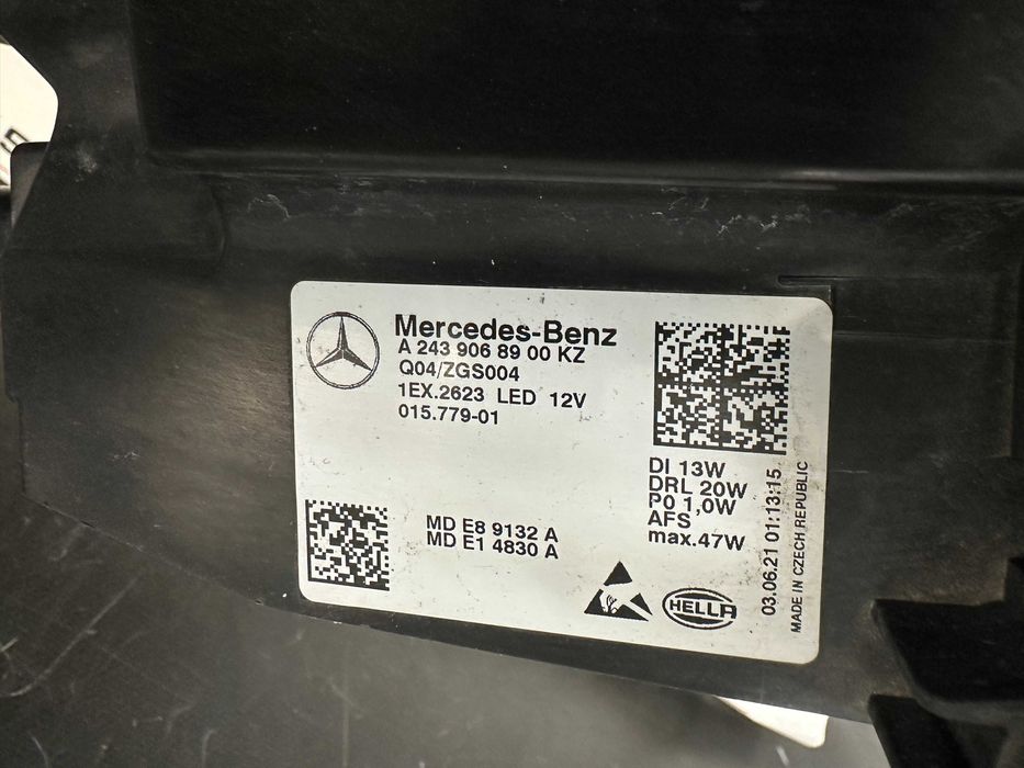 Фар фарове ляв Mercedes EQA EQB W243 LED Мерцедес В243 ЛЕД